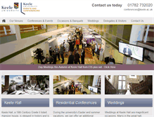 Tablet Screenshot of keele-conference.com